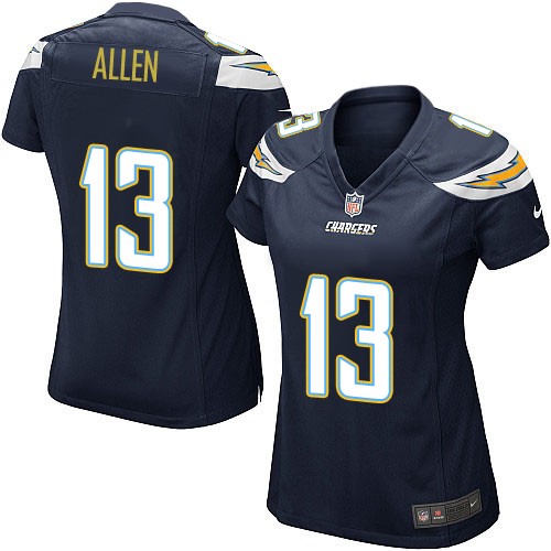 Women's Game Keenan Allen Nike Jersey Navy Blue Home - #13 NFL Los Angeles Chargers